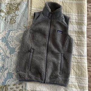 Patagonia fleece vest, women’s XS, gray